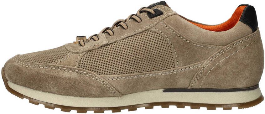 Bugatti suède sneakers bruin