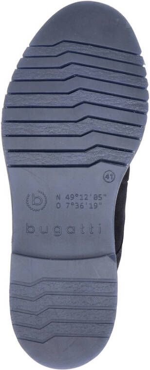 Bugatti suede veterschoenen donkerblauw