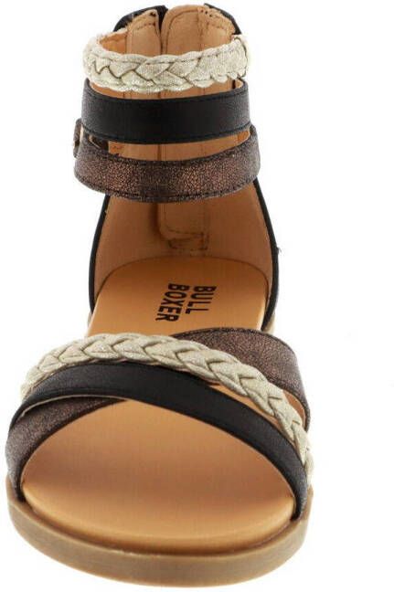 bullboxer ALM013F1S sandalen zwart