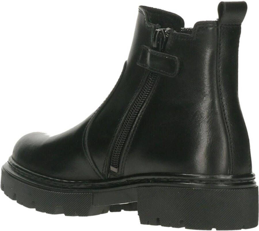 bullboxer leren chelsea boots zwart