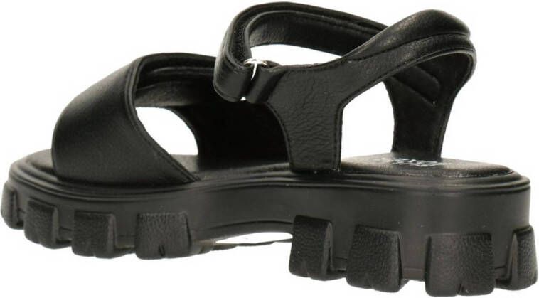 bullboxer leren sandalen zwart