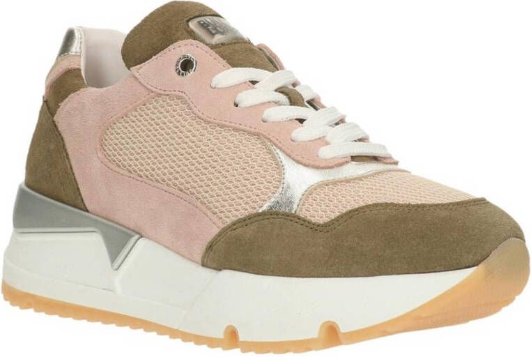 bullboxer suède sneakers groen multi