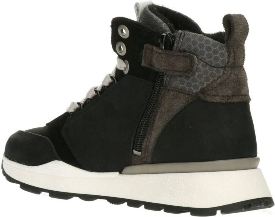 bullboxer suede sneakers zwart