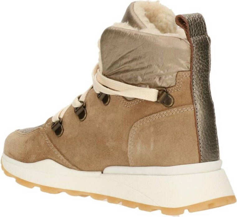 bullboxer suède veterboots beige