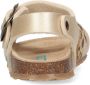 BunniesJR Becky Beach Meisjes Platte Sandalen Goud Imitatieleer Gesp - Thumbnail 4