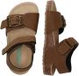 BunniesJR 225416-767 Jongens Platte Sandalen Bruin Imitatieleer Klittenband - Thumbnail 4