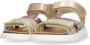 BunniesJR 225423-794 Meisjes Platte Sandalen Goud Imitatieleer Klittenband - Thumbnail 6