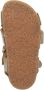BunniesJR 225418-794 Meisjes Platte Sandalen Goud Print Imitatieleer Klittenband - Thumbnail 4