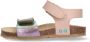 BunniesJR 225408-798 Meisjes Platte Sandalen Multicolor Imitatieleer Klittenband - Thumbnail 3