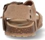 BunniesJR Bonny Beach Jongens Platte Sandalen Taupe Imitatieleer Gesp - Thumbnail 4