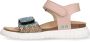 BunniesJR Bregje Beach Meisjes Platte Sandalen Multicolor Imitatieleer Klittenband - Thumbnail 5