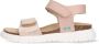 BunniesJR Bregje Beach Meisjes Platte Sandalen Roze Imitatieleer Klittenband - Thumbnail 4