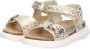 BunniesJR Britt Beach sandalen met panterprint champagne Wit Meisjes Imitatieleer 25 - Thumbnail 5