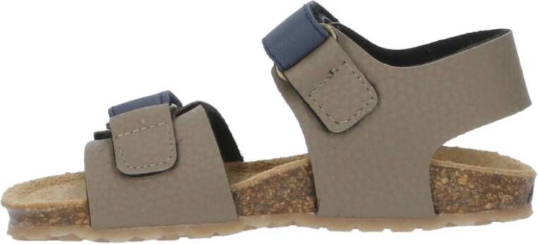 BunniesJR Bas Beach sandalen taupe donkerblauw