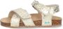 BunniesJR Bibi Beach sandalen met panterprint champagne Wit Meisjes Imitatieleer 29 - Thumbnail 4