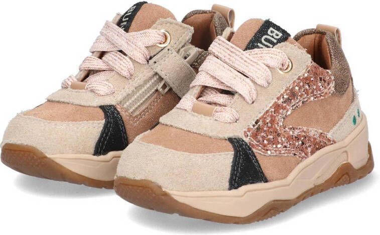 Bunnies Ciske Chunky suède sneakers beige