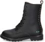 BunniesJR Bunnies JR 223863-589 Meisjes Biker Boots Zwart Leer Veters - Thumbnail 3