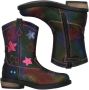 BunniesJR Bunnies JR 223826-598 Meisjes Cowboy Boots Multicolor Nubuck Ritssluiting - Thumbnail 3