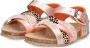 BunniesJR Becky Beach Meisjes Platte Sandalen Roze Print Imitatieleer Gesp - Thumbnail 5