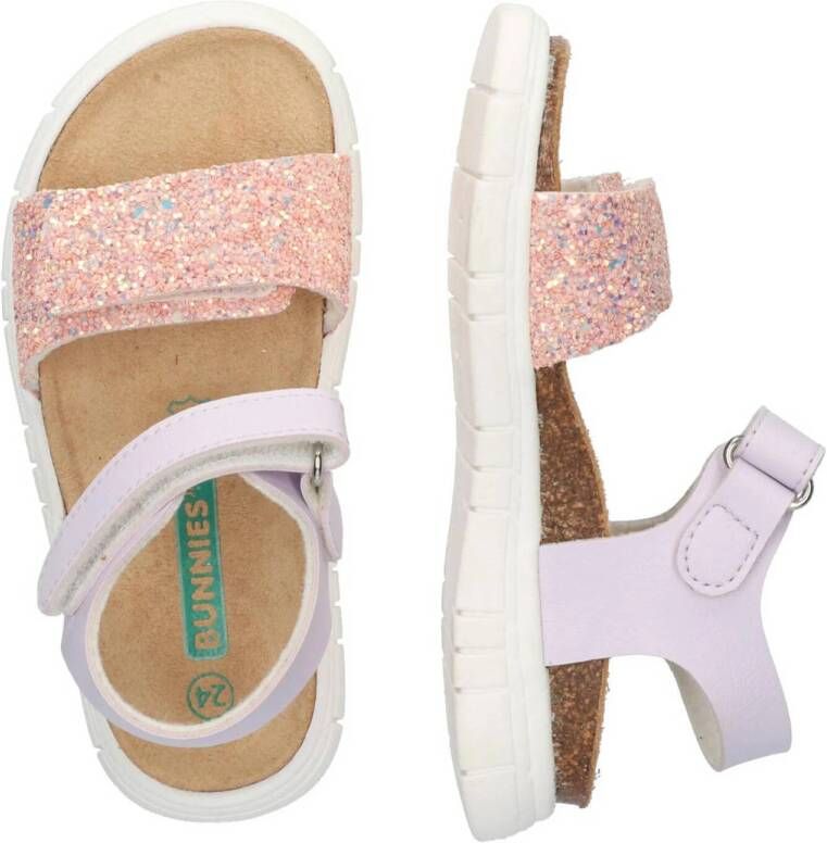 BunniesJR leren sandalen roze