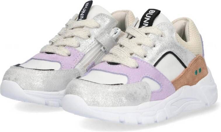 Bunnies Sia Spring leren sneakers lila
