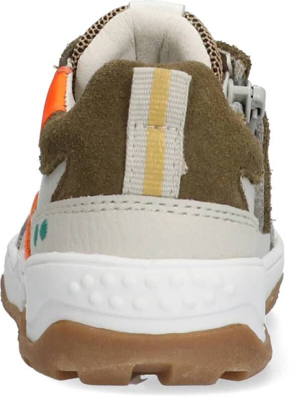 BunniesJR Ciske Chunky leren sneakers beige oranje