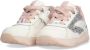 BunniesJR 225374-500 Meisjes Lage Sneakers Wit Roze Zilver Leer Veters - Thumbnail 3
