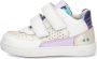 BunniesJR Luca Louw leren sneakers wit lila Meisjes Leer Meerkleurig 23 - Thumbnail 3