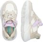 BunniesJR 224343-501 Meisjes Lage Sneakers Offwhite Lila Beige Imitatieleer Veters - Thumbnail 5