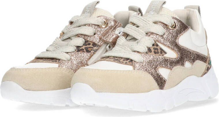 BunniesJR Sanne Spring leren sneakers beige