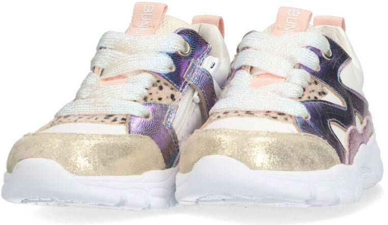 BunniesJR Sanne Spring leren sneakers champagne
