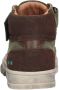 BunniesJR 224834-569 Jongens Hoge Sneakers Groen Leer Veters - Thumbnail 3