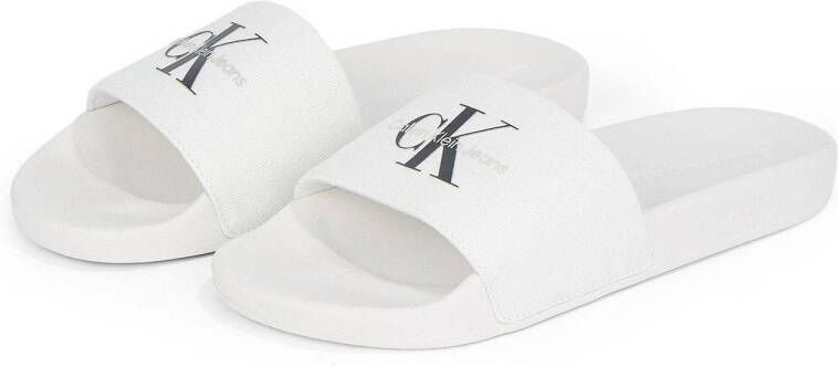 Calvin Klein badsloppers wit