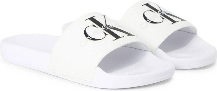 CALVIN KLEIN JEANS badslippers wit