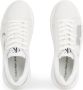 CALVIN KLEIN JEANS leren sneakers wit - Thumbnail 2