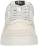 Calvin Klein Chunky Cupsole Mono Heren Schoenen Wit Maat: 40 Leer Foot Locker - Thumbnail 1
