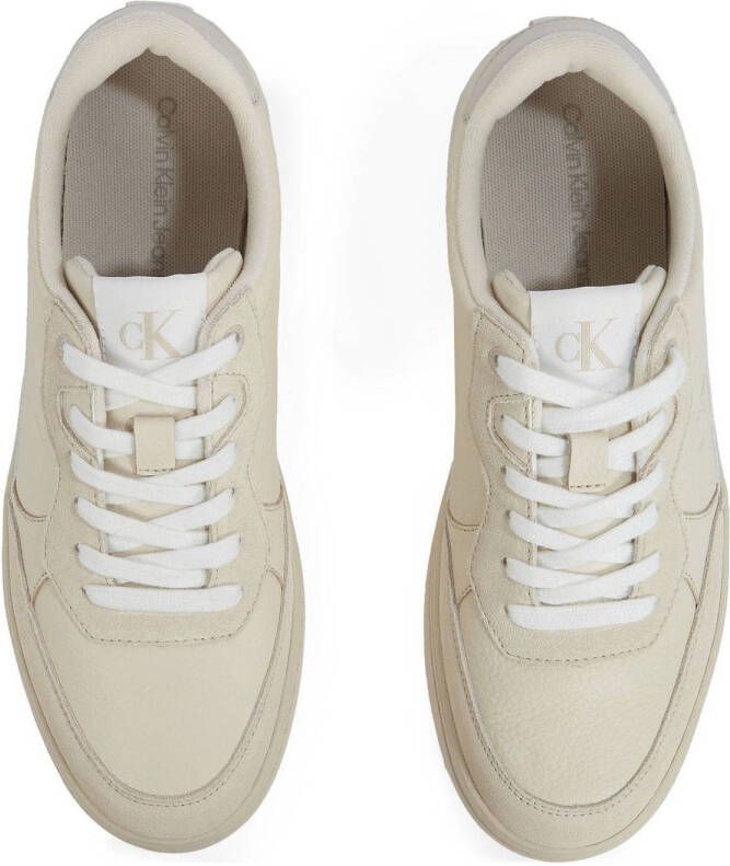 Calvin Klein leren sneakers beige