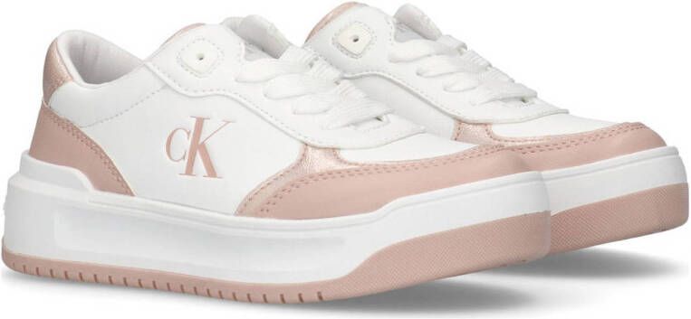Calvin Klein sneakers roze wit