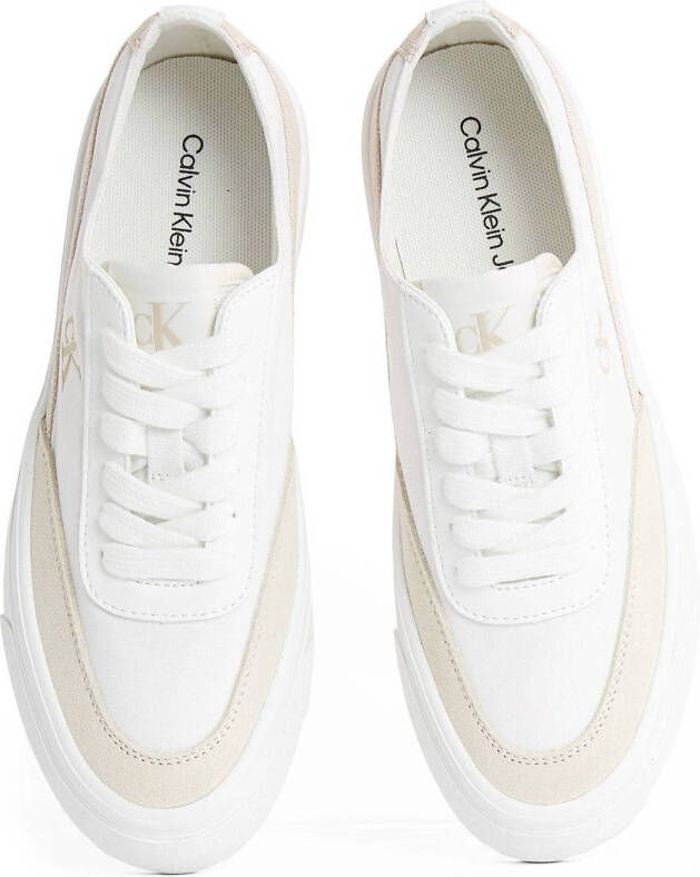 Calvin Klein sneakers wit beige