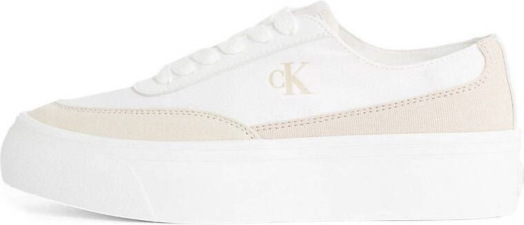 Calvin Klein sneakers wit beige