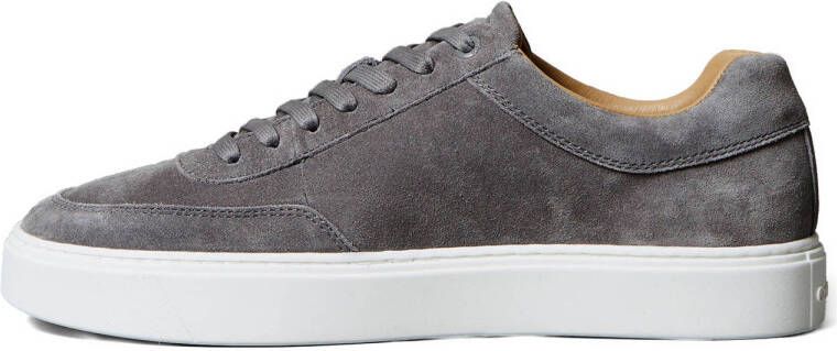 Calvin Klein suède sneakers grijs