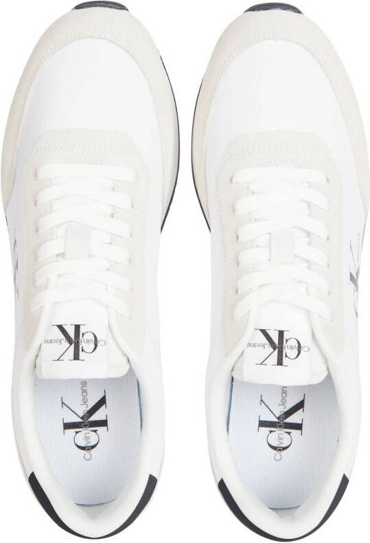 Calvin Klein suède sneakers wit