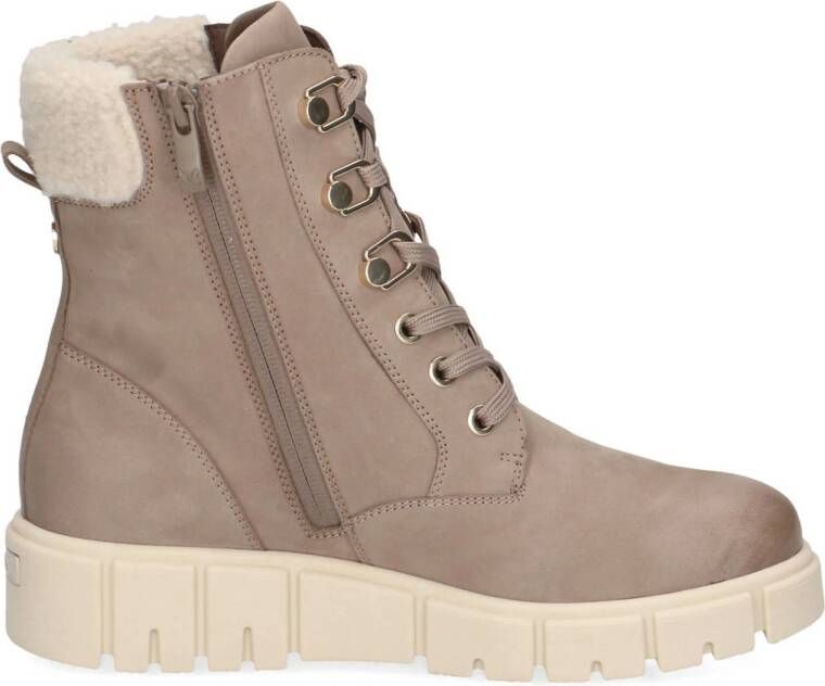 Caprice Amila nubuck veterboots taupe