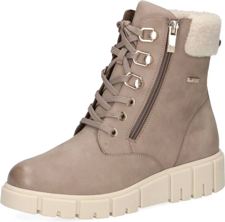 Caprice Amila nubuck veterboots taupe