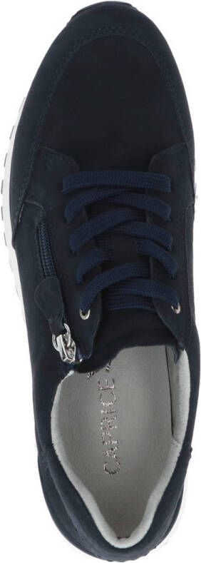 Caprice Kaia comfort suède sneakers donkerblauw