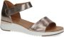 Caprice KANDY leren sandalen taupe metallic - Thumbnail 5