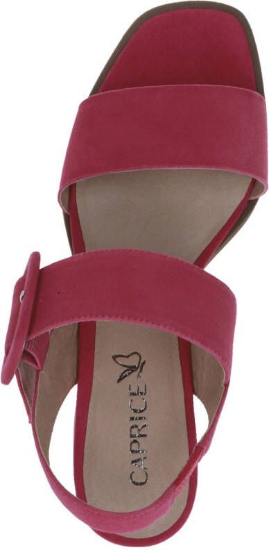 Caprice SIENA suède sandalette fuchsia