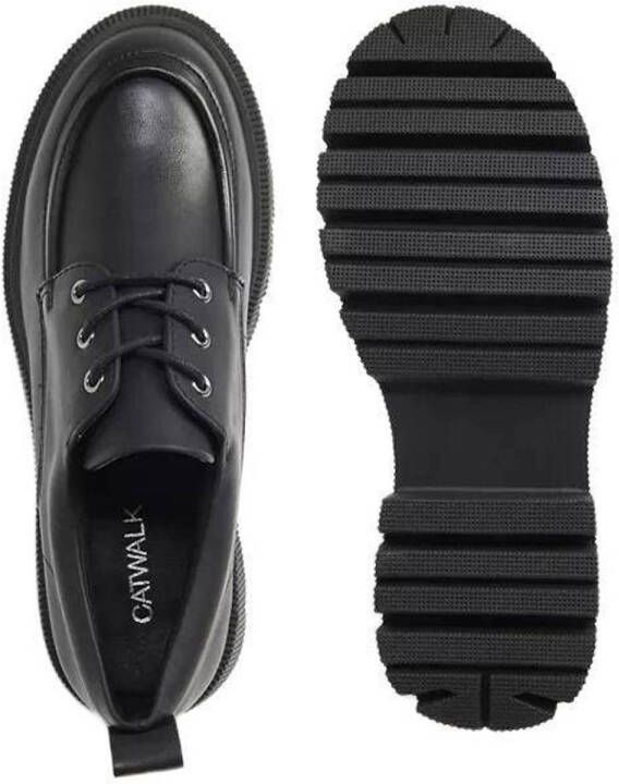 Catwalk chunky veterschoenen zwart