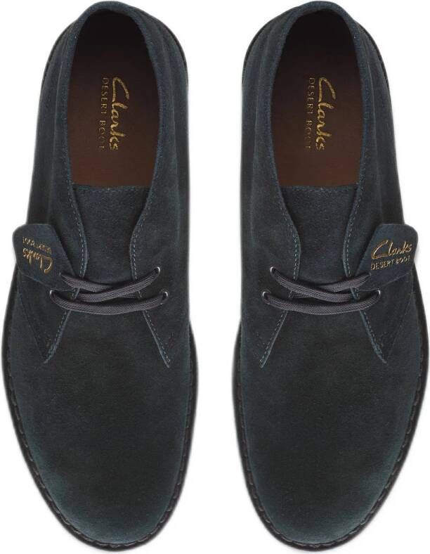Clarks Evo suède veterboots zwart