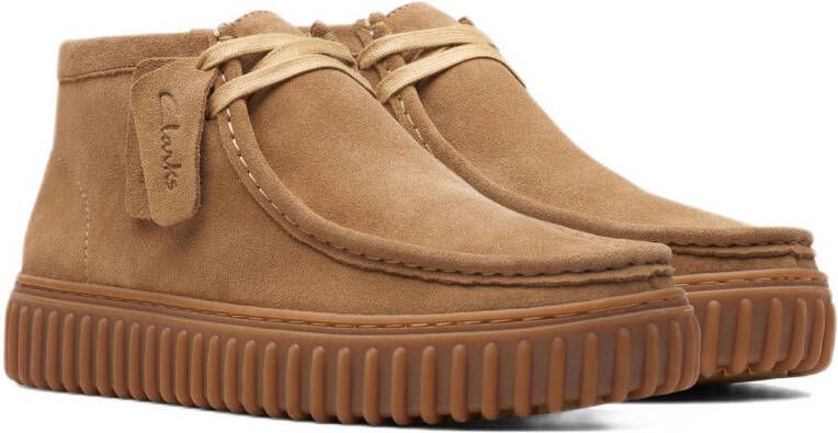 Clarks Torhill hi suède veterboots cognac
